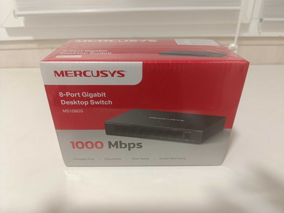 Коммутатор Mercusys  8port Gigabit