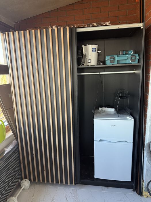 Гардероб двукрил с плъзгащи врати