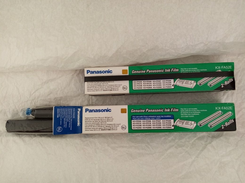 Panasonic KX-FA52E/X . Set de role pentru film Fax / Copiator. NOU.