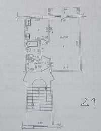 Продам 1-комнатную квартиру на 2-этаже 1-микр.