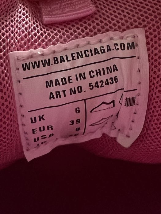Balenciaga Track Pink