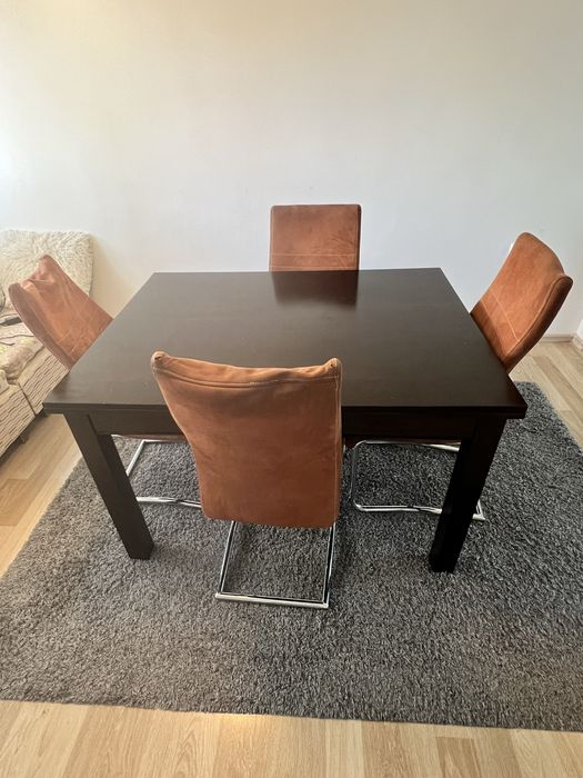 Трапезна маса с подарък 4 стола