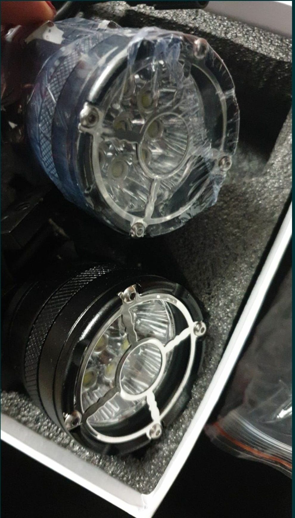 Faruri led moto F002, set 2bc