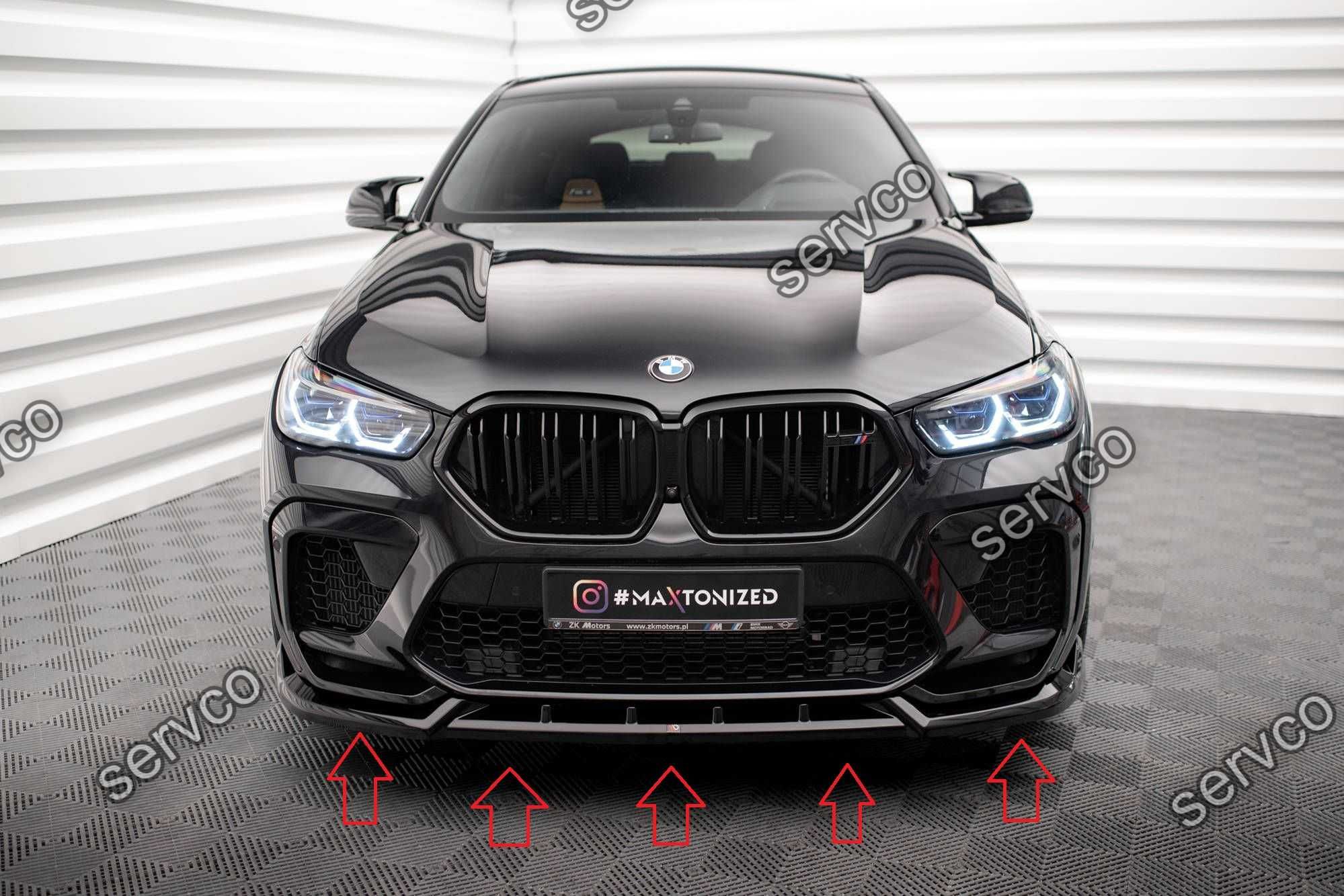 Pachet Body kit tuning Bmw X6 M F96 2020- v2 - Maxton Design