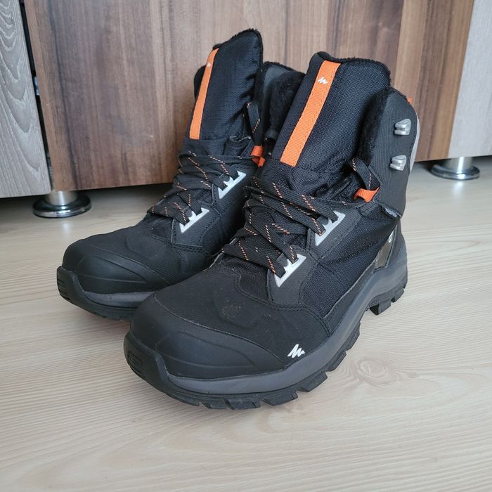 QUECHUA FORCLAZ 500 Warm Bocanci de zăpadă pentru bărbați - Negri 40