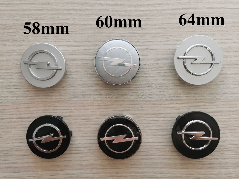 Capacele Opel 58-60mm 64mm jante aliaj astra vectra insignia corsa