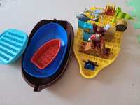 Lego corabie, barcă, pirat, Duplo, VTech pirați