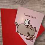 Pusheen greeting card