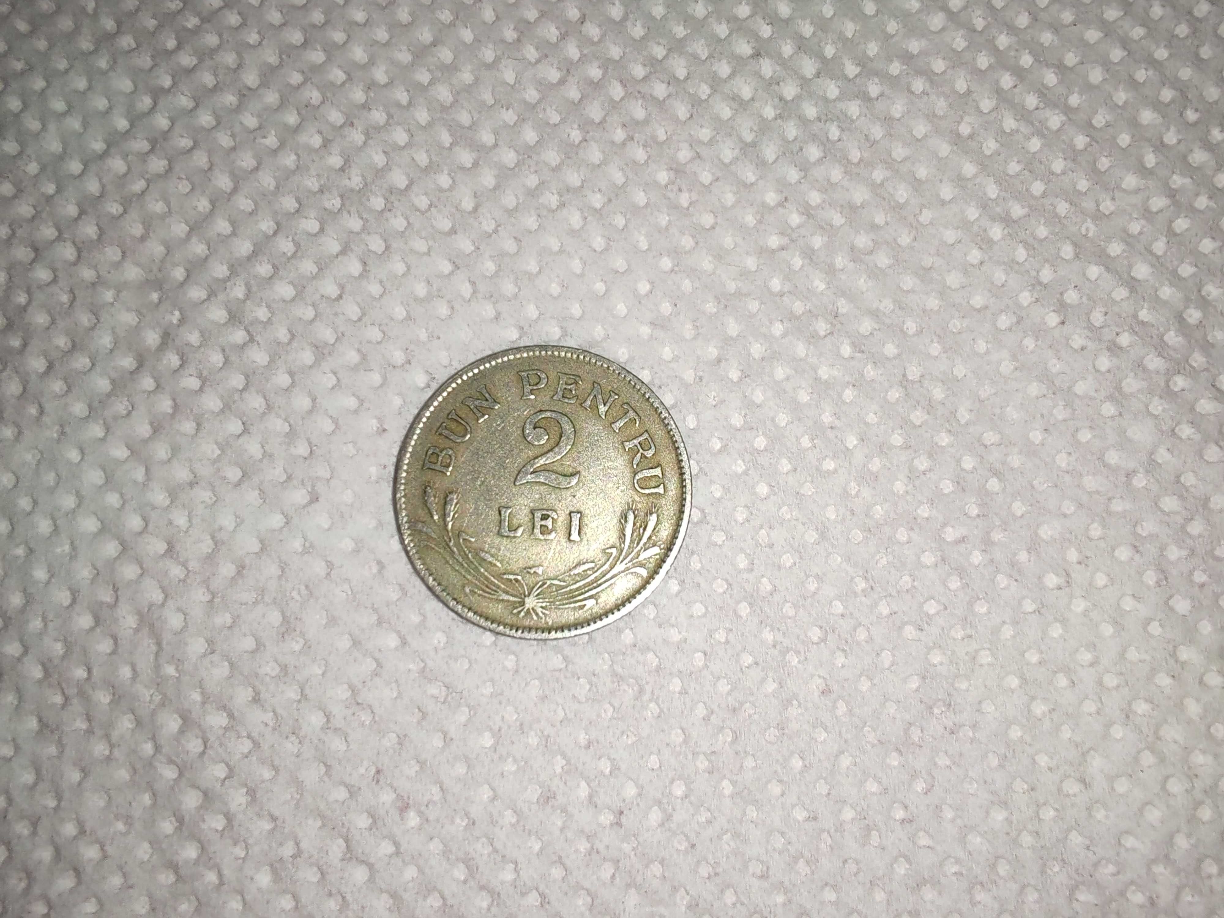 Moneda *BUN PENTRU 2 LEI* - ANUL 1924