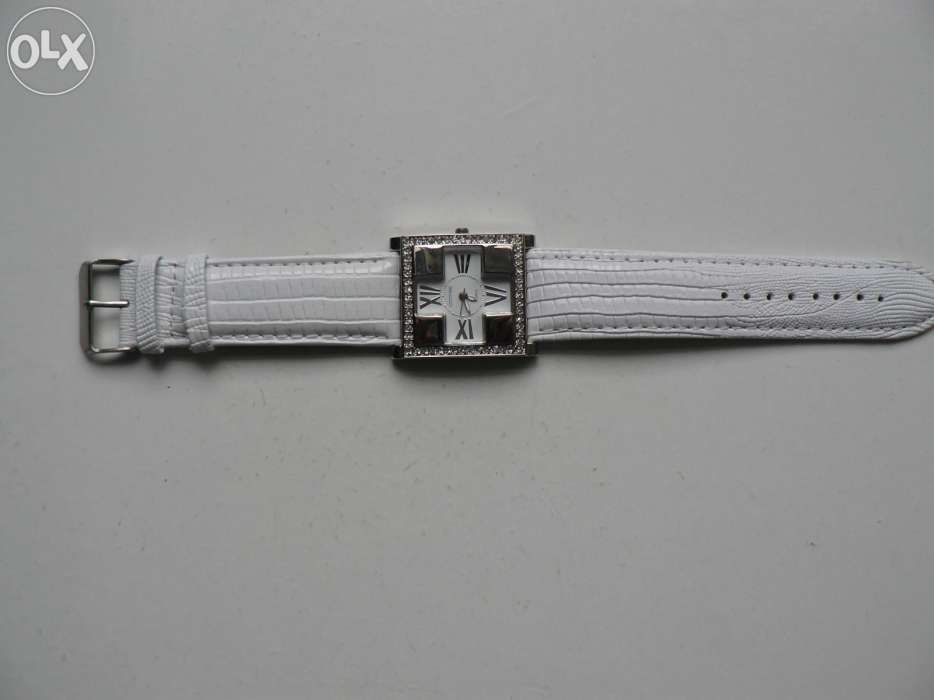 CEAS DAMA "CITY TIME" Cu Strasuri,Mecanism Quartz,Curea Piele Eco