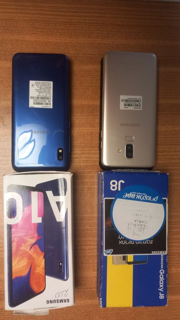 Продаю 2 телефона Samsung j 8 и Samsung a 10