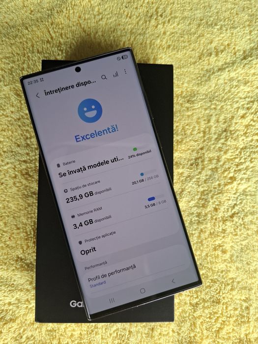 Vând/Schimb Samsung S23 Ultra 5g Black Dual Sim Fulbox Liber