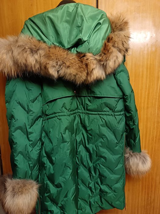 Парка с естествен косъм от лисица