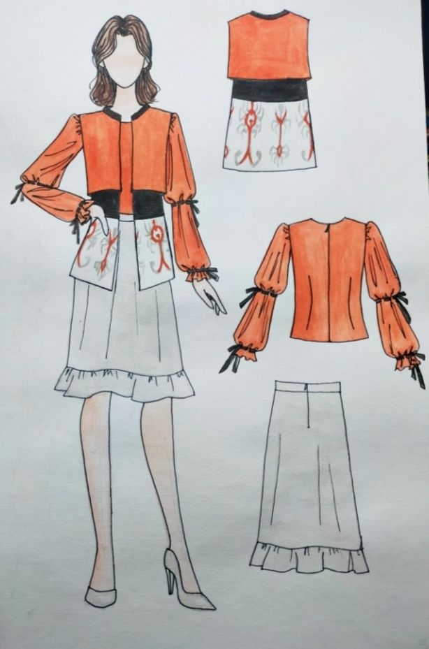 Илюстрации одежды/ Fashion-эскизы на заказ
