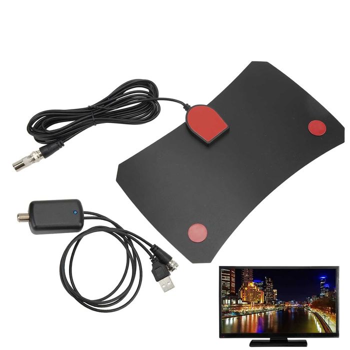 Вътрешна HDTV антена.  Телевизионна антена, 25DBI High Gain 4K 1080P