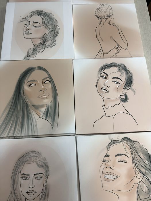 Холсты, картины, рамки, подрамники 40*40