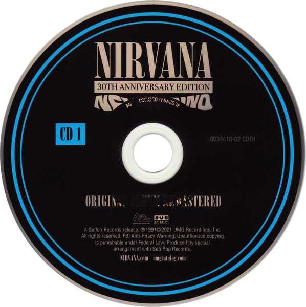 2xCD Nirvana - Nevermind 2021 Deluxe Edition, 30th Anniversary