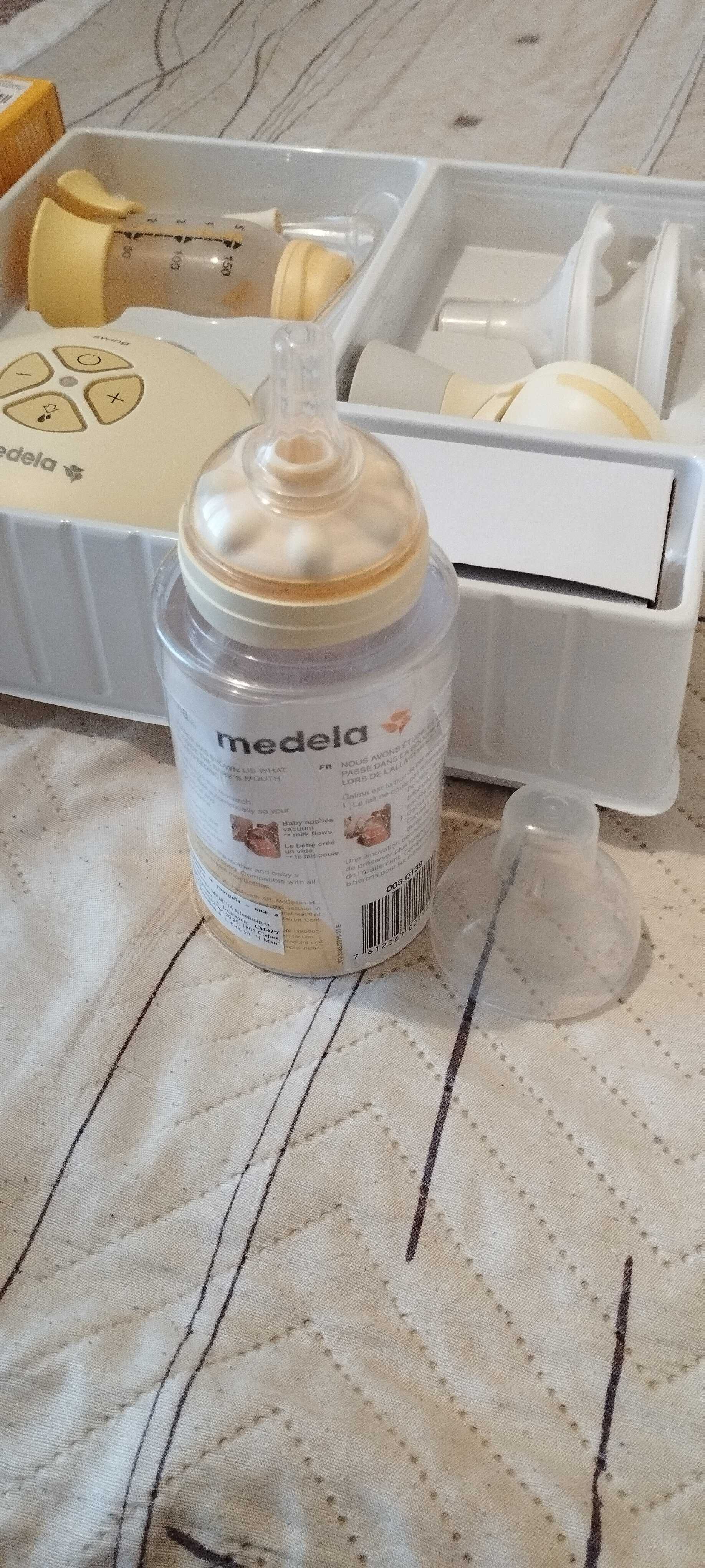 Електрическа помпа за кърма Medela Swing Flex+Calma биберон