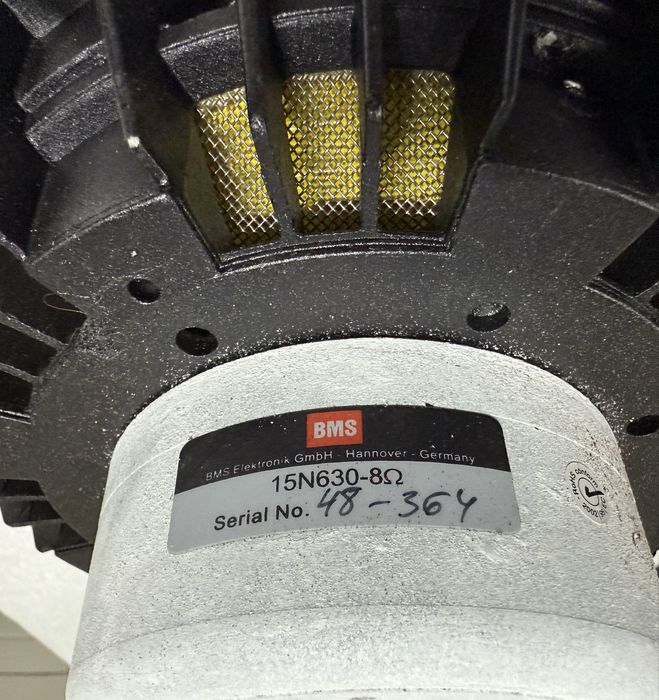 Vand difuzoare bas BMS 15 N630 - 8 ohm