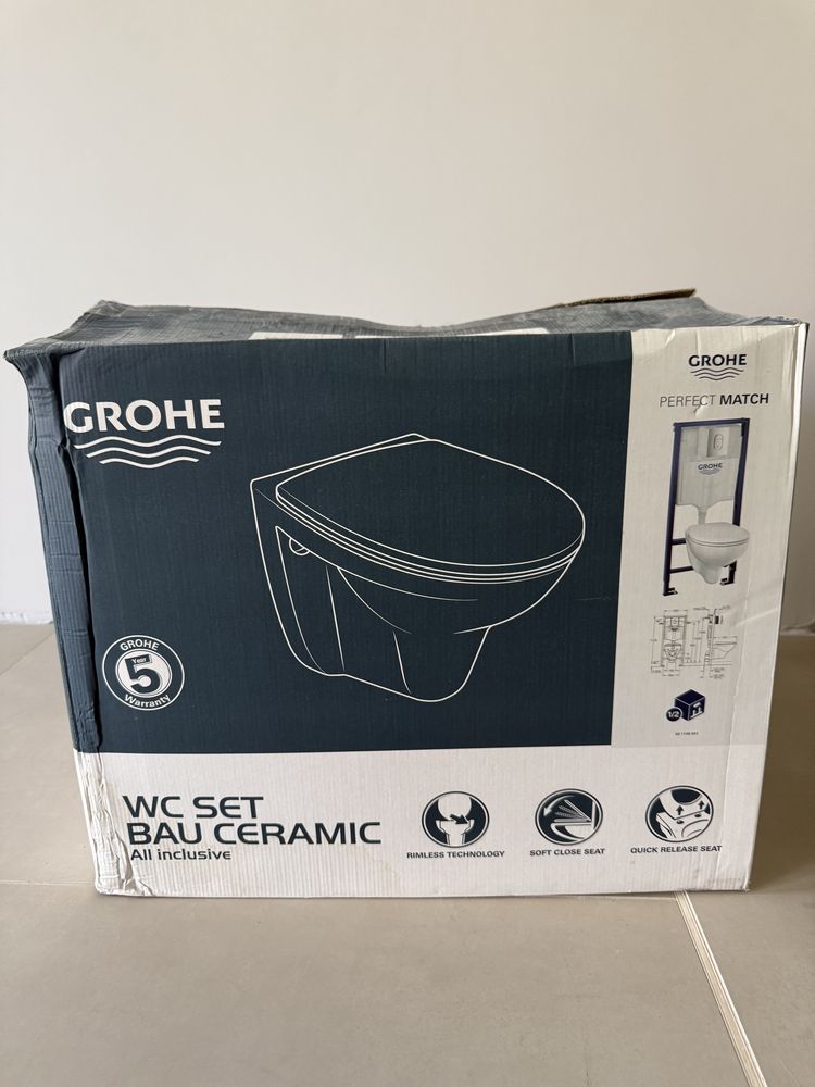Висящо Клекало Grohe с плавен капак