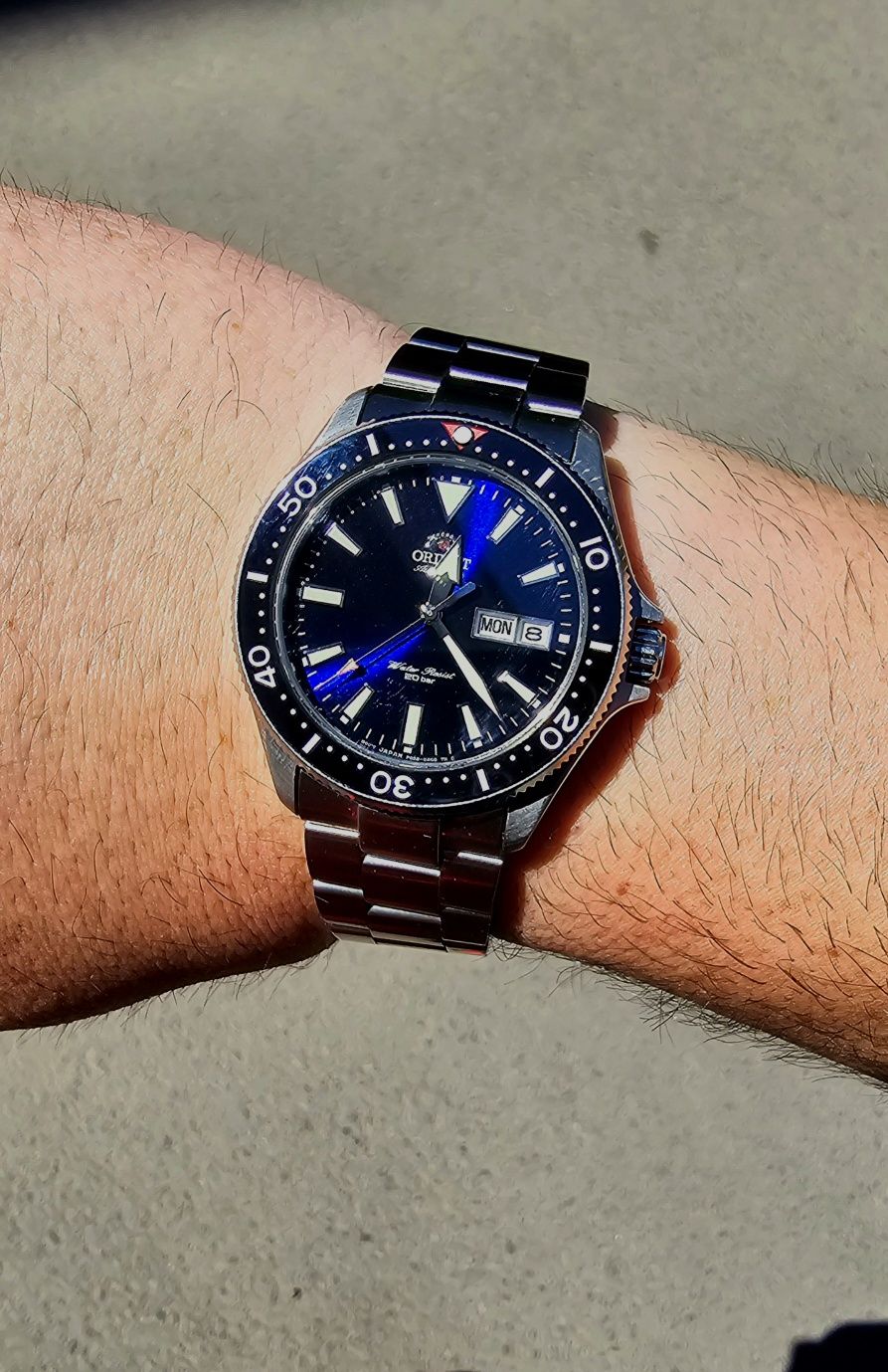 Orient Kamasu Diver Sapphire/Miltat/Ceramic