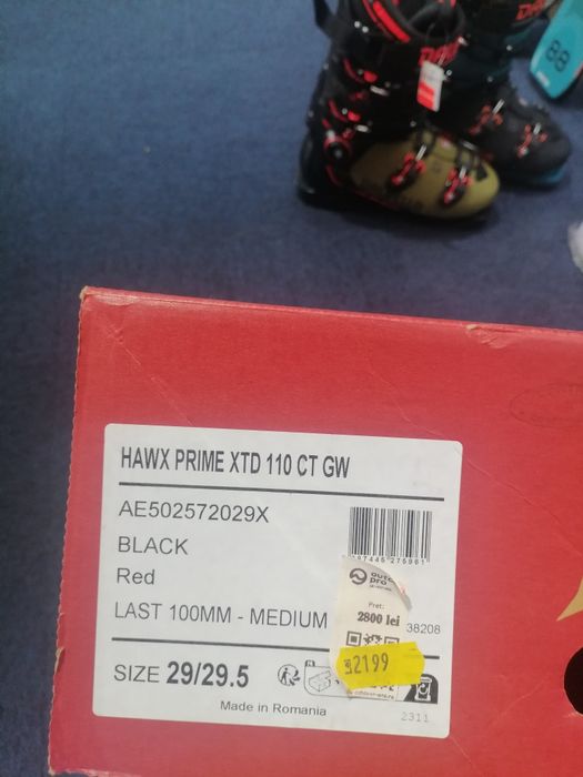 Clapari schiuri ski tura Atomic Hawx Prime Xtd 110 Nou! Marime 29/29.5