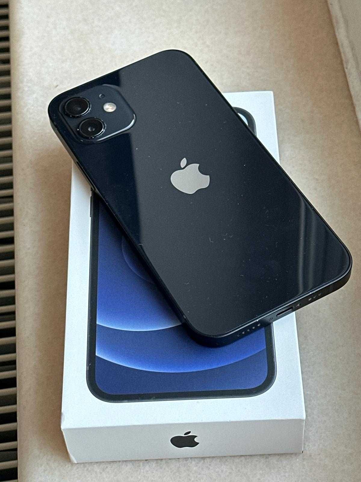 Telefon Apple iPhone 12, 5G,64GB, Black, Stare Impecabilă, Baterie 88%