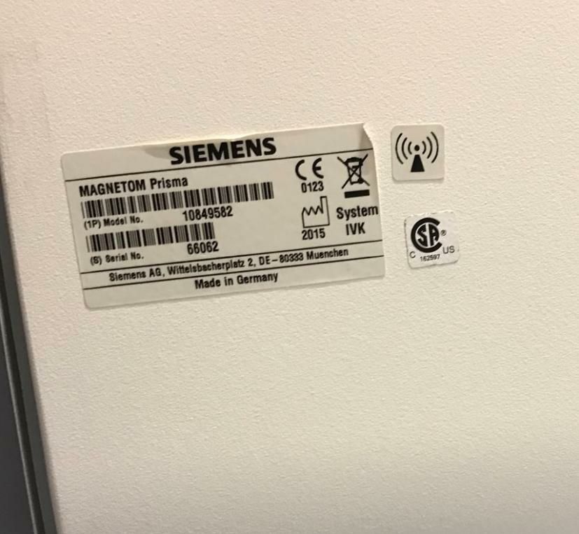 МРТ-томограф нового поколения Magnetom Prisma SIEMENS 3 Тесла