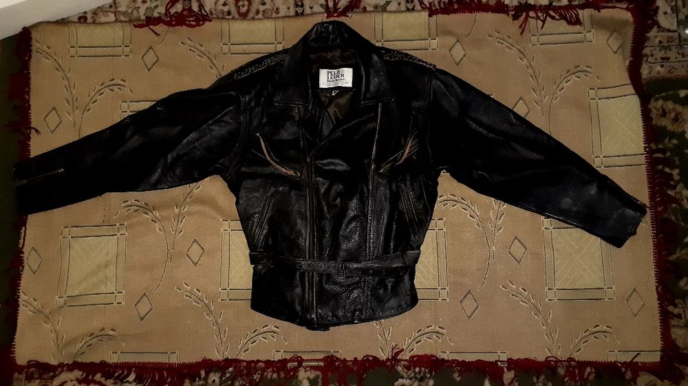 Касуха, из натуральной кожи, р48, Бренд Bergmann, куртка из Европ.