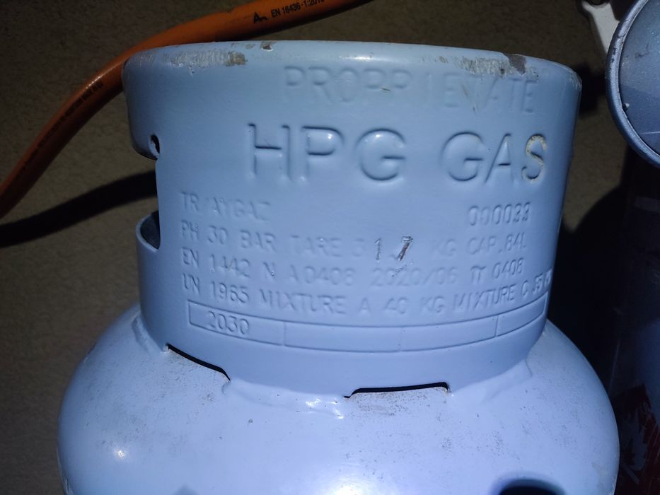 Centralina și doua butelii gaz