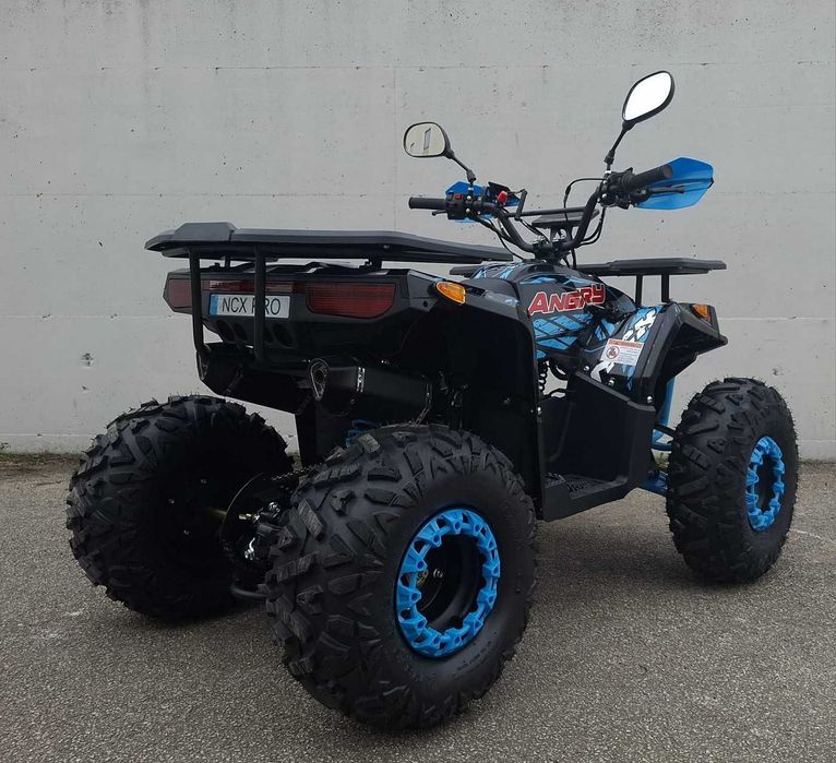 Atv NCX Angry 8" 125cc 4T benzina negru/albastru