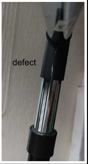 Suport umerase negru/crom