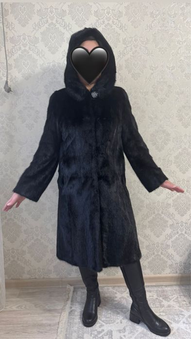 Норковая шуба, цельная