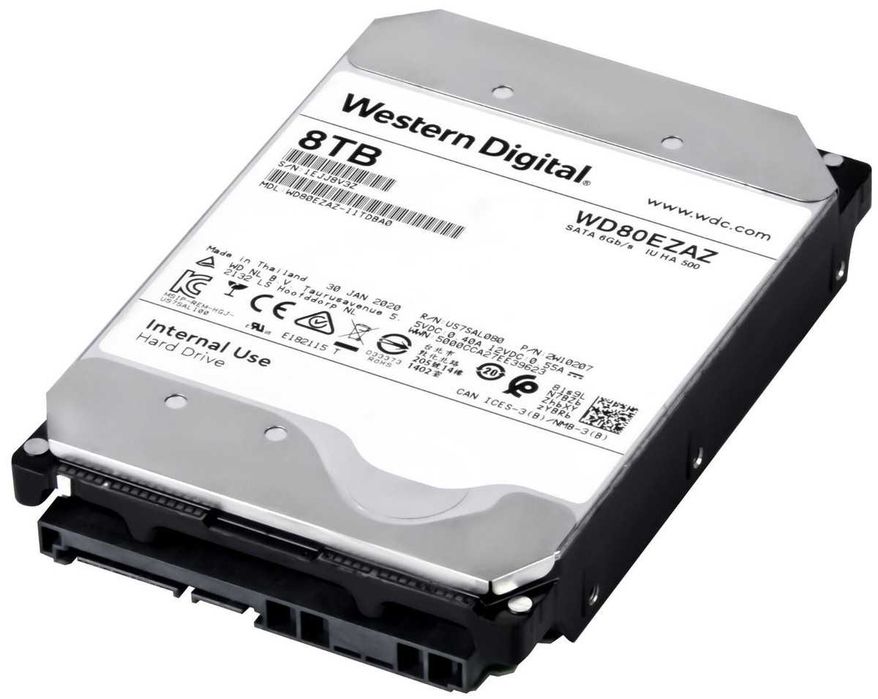 Твърд диск Western Digital WD80EZAZ 7200 SATA III 3.5