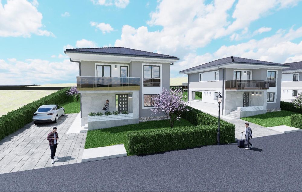 Teren 505 m Autorizat cu casa individuala Chinteni Str George Enescu