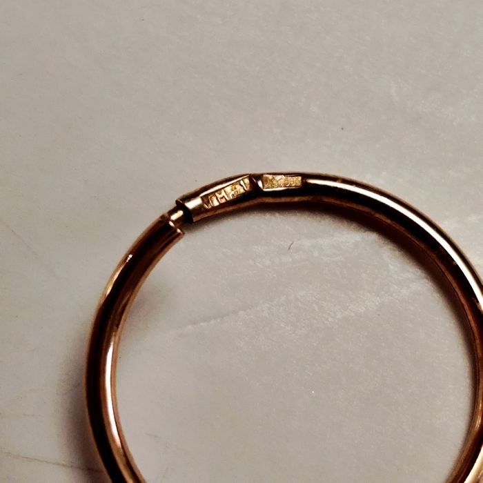 Золотые серьги Конго