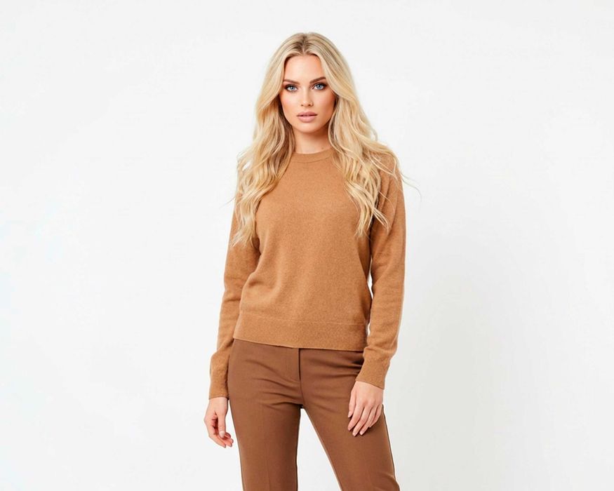 Massimo Dutti Дамски пуловер вълна / кашмир размер М