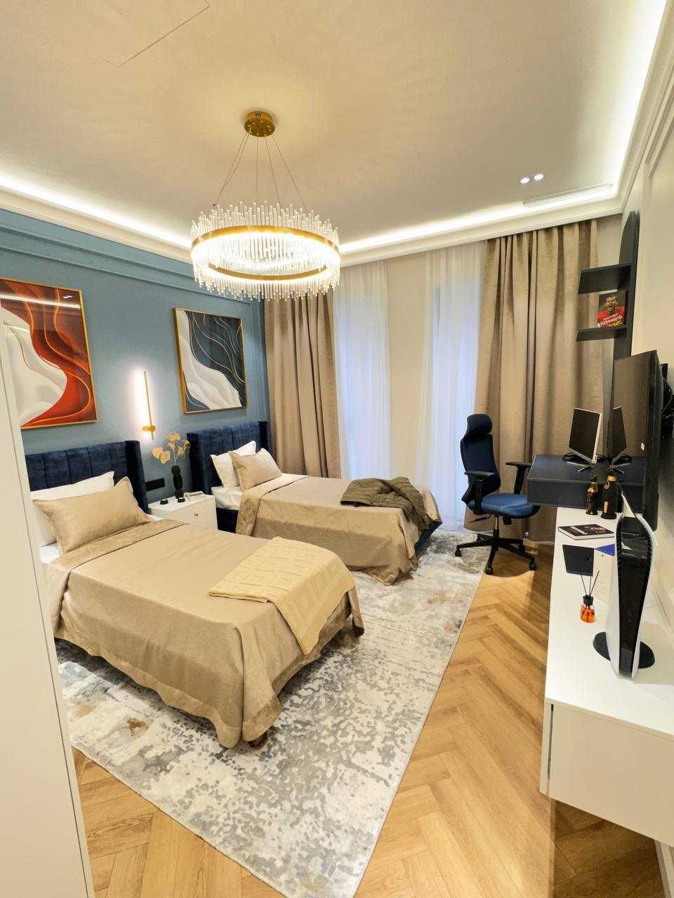 ЖК Mirabad Avenue,3-комнатная,4/12,116 м²,2 с/у,евроремонт,меб/тех