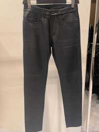 Pantaloni din piele Karl Lagerfield