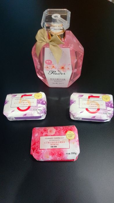 Обмен. Гель для душа и туалетное мыло на продукты.