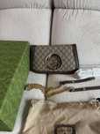 Промо/Gucci-Чисто нова оригинална дамска кожена чанта