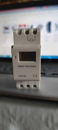 Таймер программируемый THC15A на Din-рейку.