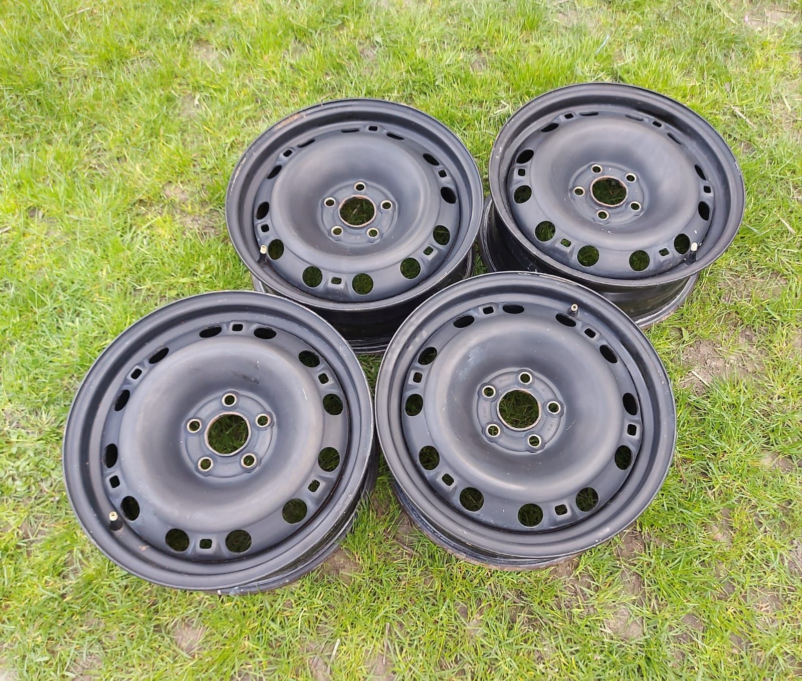 Set 4buc jante oțel VW Audi Skoda R15 seria 6Jx15H2 ET38 - 5x100