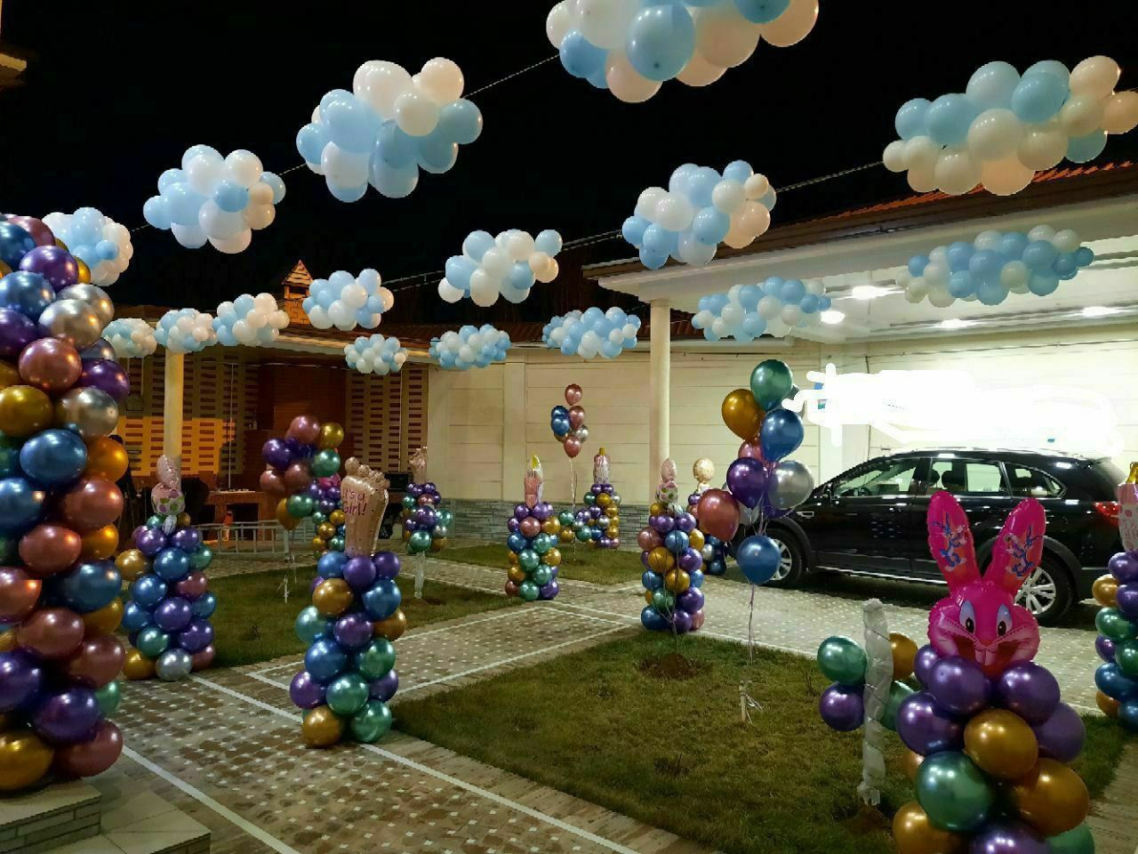tugilgan kun uchun shar bilan bezatib beramiz