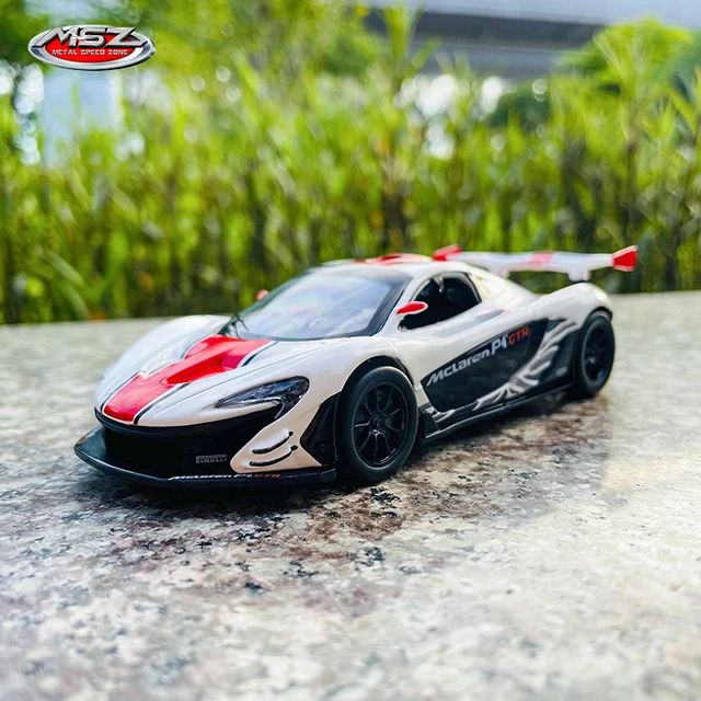 Метална количка mclaren p1 gtr - бяла