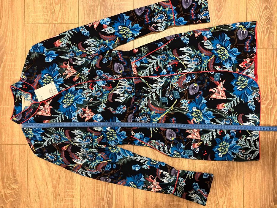 Rochie cu maneca lunga in stil chinezesc H&M 32 34