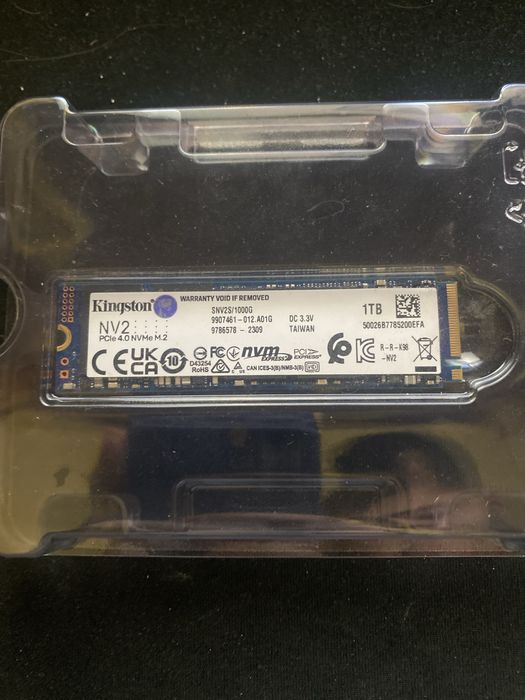 Продавам SSD NVME 1TB
