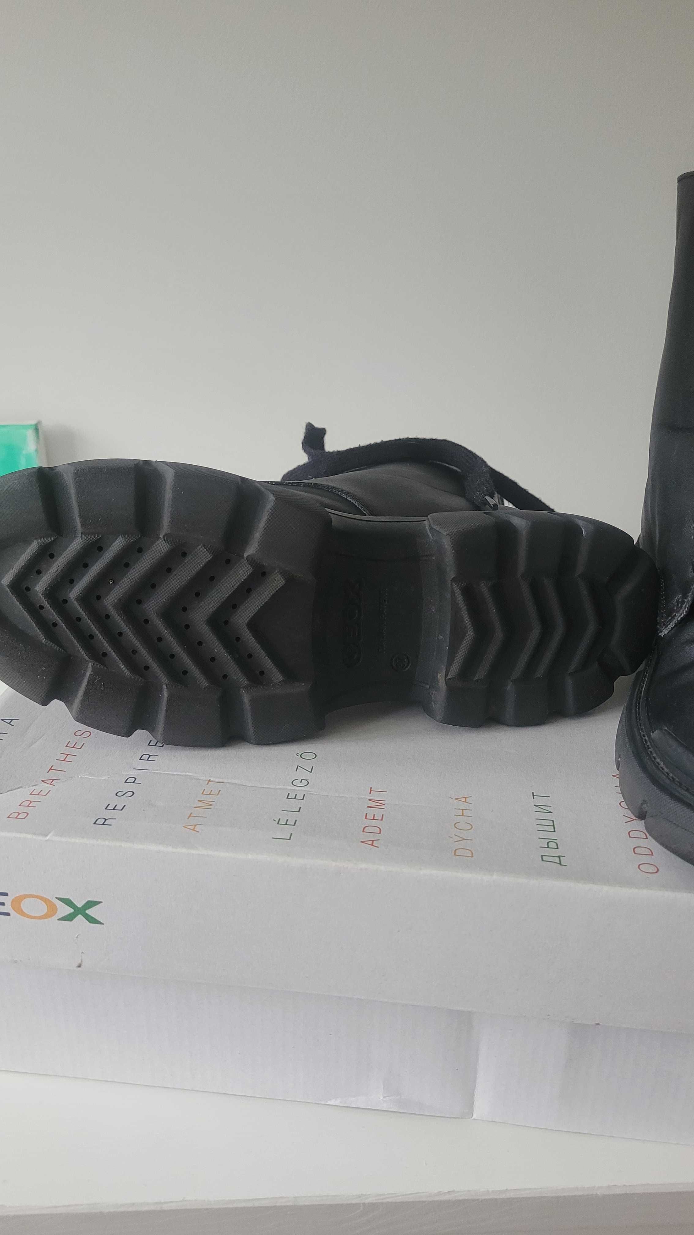 Детски боти естесвена кожа Geox