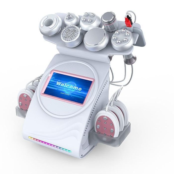 Апарат за кавитация, 3 RF за лице и тяло, 3D вакуум, липолазер с EMS,