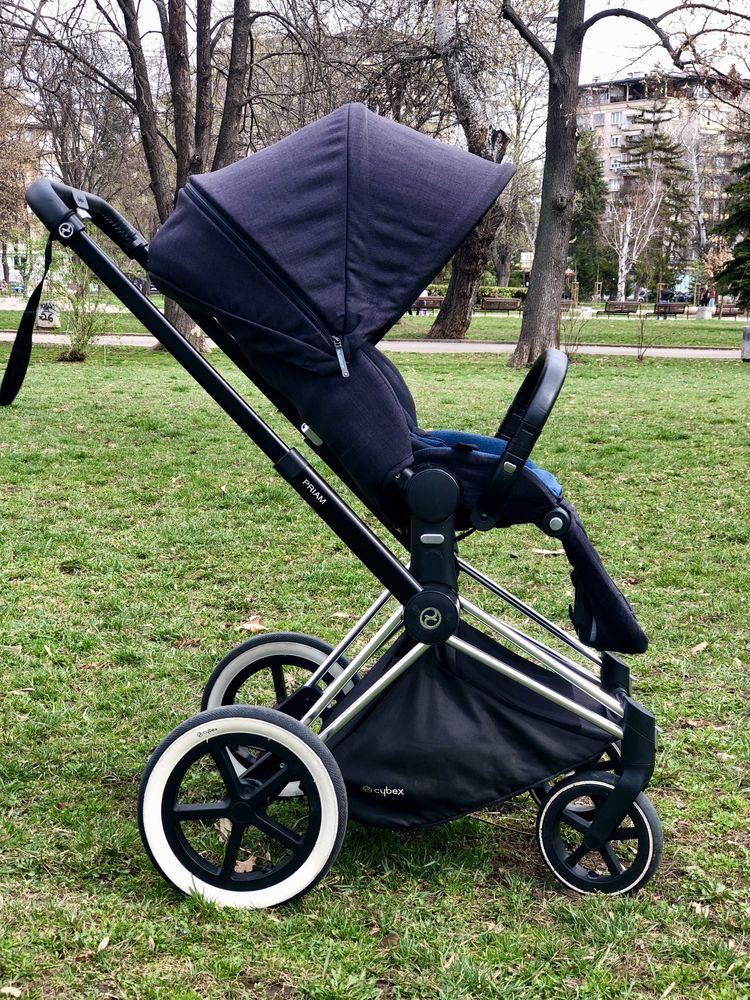 Количка Cybex Priam Platinum с много аксесоари бонус